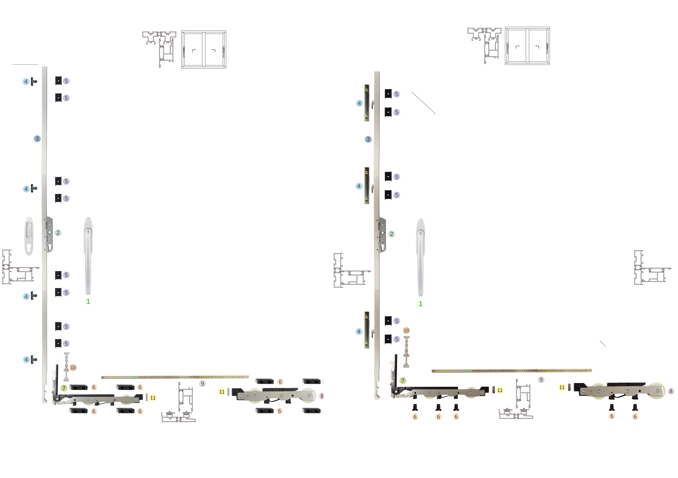 豪门国际提升推拉门五金系统