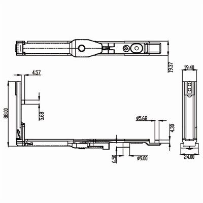 转角器ZJQ-A08尺寸图