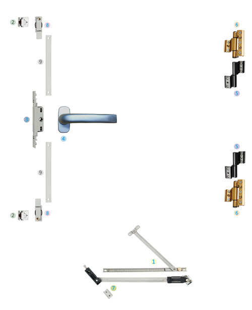 外平开五金件WPKC-05