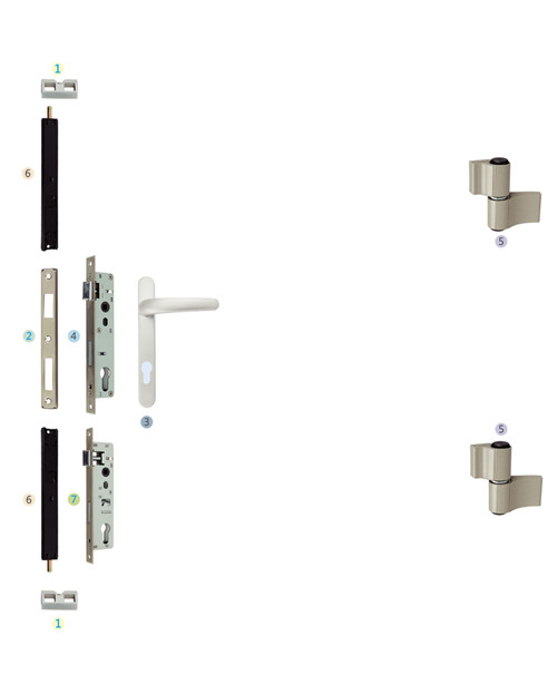 平开门五金系统PKM-L02